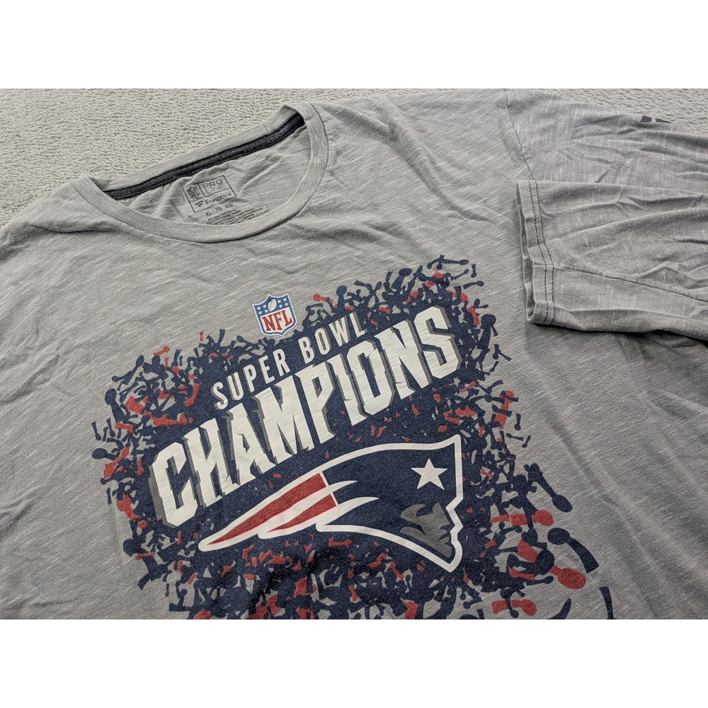 NFL Pro Line Fanatics New England Patriots Super Bowl LIII Champions Shirt XL